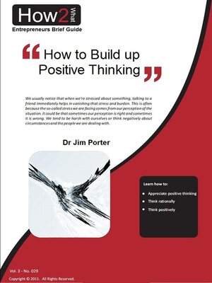 cover image of How to Build up to Positive Thinking